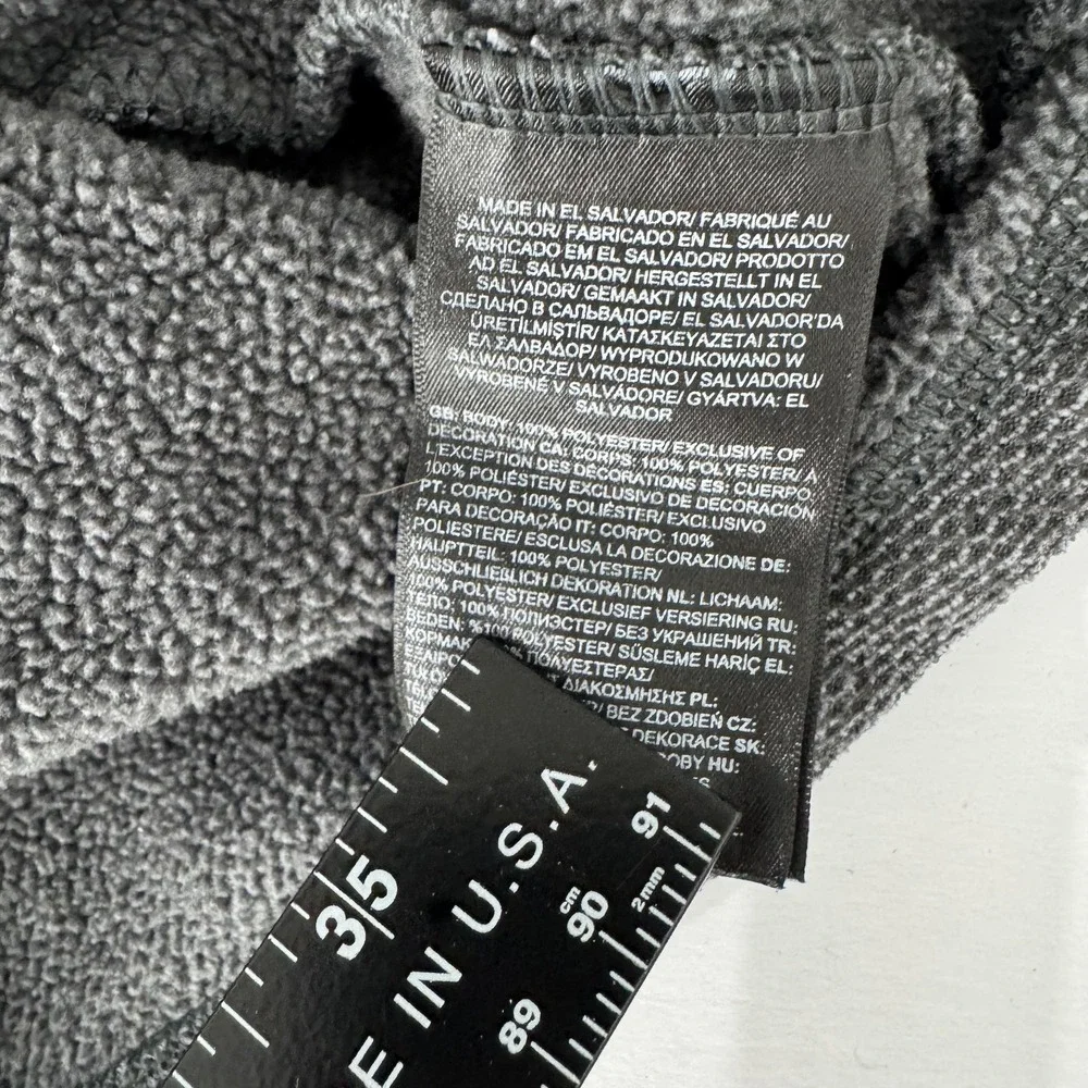 The North Face Sweatshirt Mens Large Gray 1/4 Zip Pullover Lightweight Outdoor